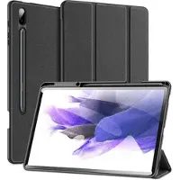 DUX Domo Samsung Galaxy Tab S7+/S8+ Tri-Fold Foliofodral - Svart