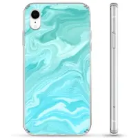 Mtp Products iPhone XR Hybridskal - Blå Marmor