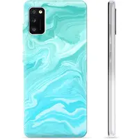 Mtp Products Samsung Galaxy A41 TPU-Skal - Blå Marmor