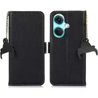 Mtp Products OnePlus Nord CE3 Läder Plånboksfodral med RFID - Svart