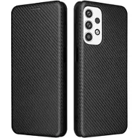 Mtp Products Samsung Galaxy A23 Flipfodral - Kolfiber - Svart