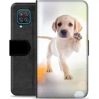 Mtp Products Samsung Galaxy A12 Premium Plånboksfodral - Hund