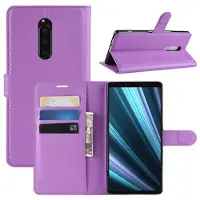 Mtp Products Sony Xperia 1 Plånboksfodral med Stativfunktion - Lila