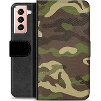 Mtp Products Samsung Galaxy S21 5G Premium Plånboksfodral - Kamouflage