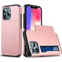 Mtp Products iPhone 13 Hybridskal med Skjutkortplats - Rødguld