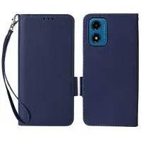 Mtp Products Motorola Moto G24 Power/G24 Plånboksfodral med Magnetstängning - Mörkblå