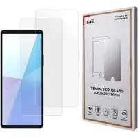Saii Sony Xperia 10 VI 3D Premium Härdat Glas Skärmskydd - 9H - 2 St.
