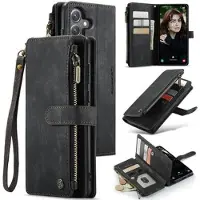 CASEME Samsung Galaxy S24 FE C30 Multifunktionell Plånboksfodral - Svart