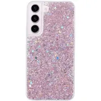 Mtp Products Samsung Galaxy S23 Glitter Flakes TPU-skal - Rosa