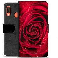 Mtp Products Samsung Galaxy A20e Premium Plånboksfodral - Ros