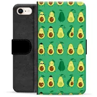 Mtp Products iPhone 7/8/SE (2020)/SE (2022) Premium Plånboksfodral - Avokado Mönster
