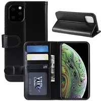 Mtp Products iPhone 11 Pro Plånboksfodral med Stativfunktion - Svart
