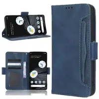 Mtp Products Google Pixel 7 Pro Plånboksfodral med Korthållare - Blĺ