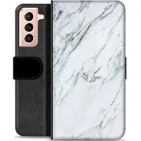 Mtp Products Samsung Galaxy S21 5G Premium Plånboksfodral - Marmor