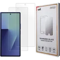 Saii Samsung Galaxy Z Fold7 3D Premium Härdat Glas Skärmskydd - 9H - 2 St.