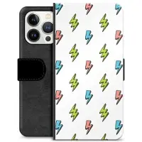 Mtp Products iPhone 13 Pro Premium Plånboksfodral - Blixtar
