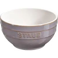 Staub serveringsskål, rund, 14 cm, antikgrå