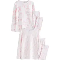 Next Pyjamas rosa / vit