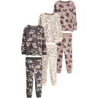 Next Pyjamas ljusbeige / choklad / mocka