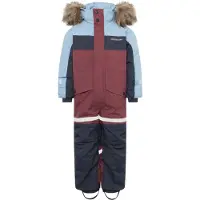 Didriksons Kids' Bjärven Coverall 4 Anemon Red