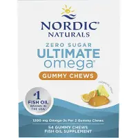 Nordic Naturals , Ultimate Omega, Tropical Fruit, 1 200 mg, 54 Gummy Chews (600 mg per Gummy)