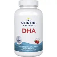 Nordic Naturals , DHA, Hallon, 180 Mygga
