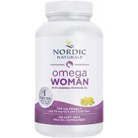 Nordic Naturals , Omega Woman med nattljusolja, 120 mjukkapslar