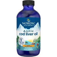 Nordic Naturals , Arktisk Kabeljorolja, Apelsin, 8 fl oz (237 ml)