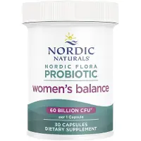 Nordic Naturals , Nordic Flora Probiotik, Kvinnors Balans, 60 miljarder CFU, 30 kapslar