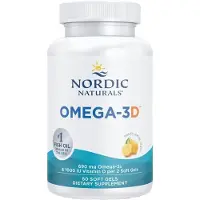 Nordic Naturals Omega-3D citronsmak - 60 mjuka geler - 690 mg Omega-3 + 1000 IE vitamin D3 - Fiskolja - EPA & DHA - Immunstd Hjrna & hjrta hl