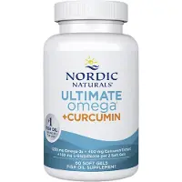 Nordic Naturals , Ultimate Omega + Curcumin, 60 mjuka Gelkapslar
