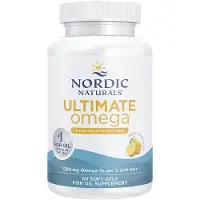 Nordic Naturals , Ultimate Omega, Lemon, 1 280 mg, 60 Fiskgelatin Mjuka Gel