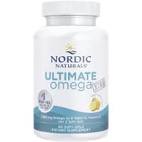 Nordic Naturals , Ultimate Omega Xtra, Lemon, 1,480 mg, 60 Soft Gels (740 mg per Soft Gel)