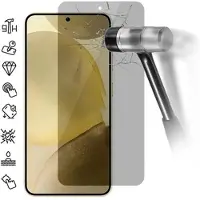 Mtp Products Samsung Galaxy S25+ Privacy Härdat Glas Skärmskydd