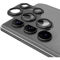 Mtp Products Samsung Galaxy S25 Ultra Hat Prince Full Cover Kameralinsskydd i Härdat Glas - Svart
