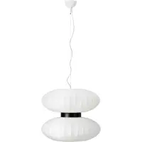 Markslöjd Taklampa , Daburu, dimbara, Vit, Vardagsrum, Tyg / textil, Skandinavisk