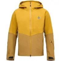 Black Diamond - Skidjackor - M Recon Stretch Shell Amber Flax för UnisexNylon - Storlek S - Gul