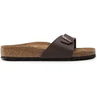 Birkenstock - Sandaler och flip-flops - Madrid BF Regular Dark Brown för UnisexUll - Storlek 45 - Brun