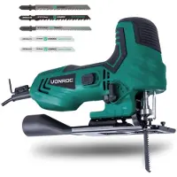 Vonroc Sticksåg 550W | Inkl. 5 sågblad