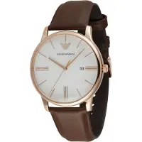 Emporio Armani Analog klocka brun / rosé / vit