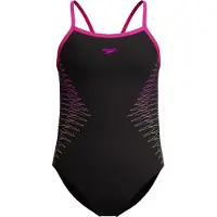 Speedo Plastisol Placement Thinstrap Muscleback Baddräkt