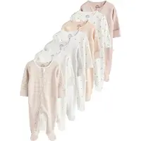 Next Pyjamas beige / ljusgrå / rosa / vit