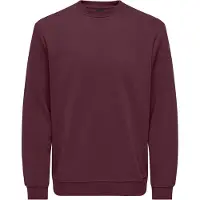 Only & Sons Sweatshirt 'ONSConnor' vinröd