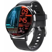 Mtp Products F67 Pro Smart Watch med EKG, blodsocker- och urinsyraövervakning - Svart