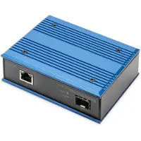Digitus Mediaomvandlare PoE SFP 10/100/1000Base-TX till 1000Base-FX