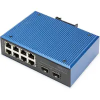 Digitus Fast Ethernet Poe Industrial 8+2 Ports Switch