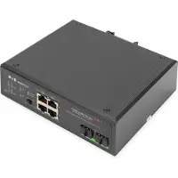Digitus DN-651109 Industrial Ethernet Switch 10 / 100 / 1000 MBit/s IEEE 802.3af (12.95 W), IEEE 802.3at (25.5 W)