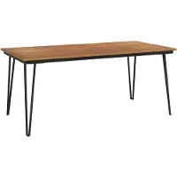 vidaXL Trädgårdsbord med hårnålsben 180x90x75 cm massivt akaciaträ
