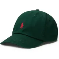 Ralph Lauren för kvinnor. 211912843010 Den ikoniska gröna kepshatten i bomull (OSFA), Casual