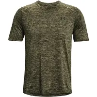Under Armour Funktionstopp 'Tech 2.0' grönmelerad / svart